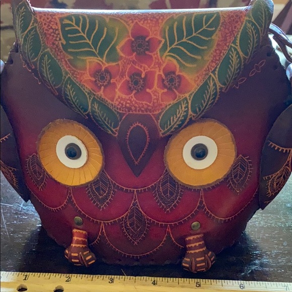 Handbags - Leather owl purse